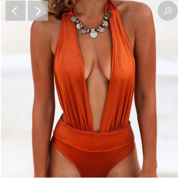 Andi Bagus Other - Andi Bagus Burnt Orange One Piece S/M